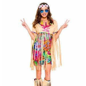 Retro Hipster Adult Costume. Size. XL